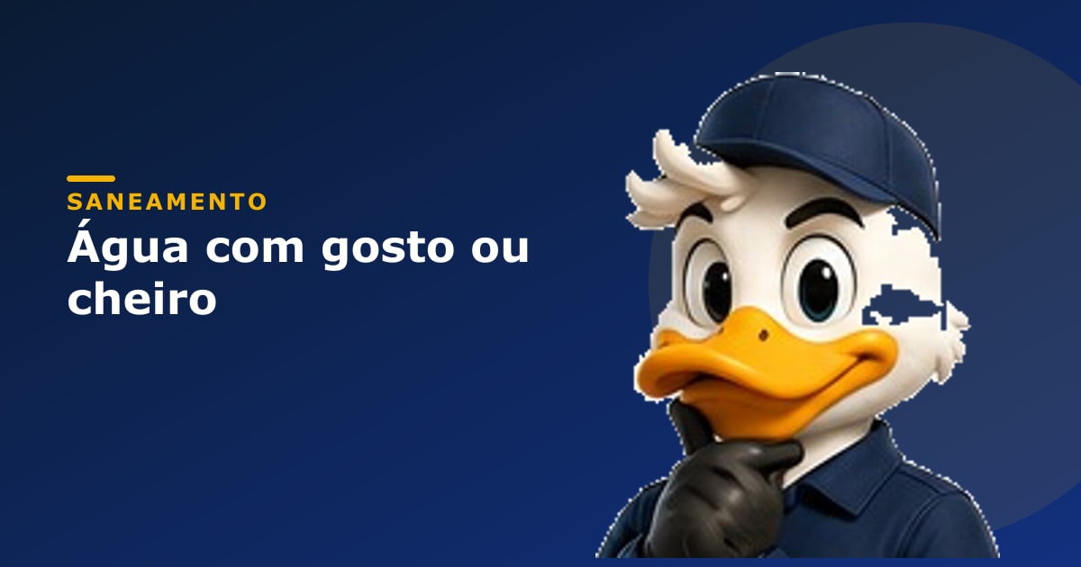 Água com gosto ou cheiro — Capitão Akatijú
