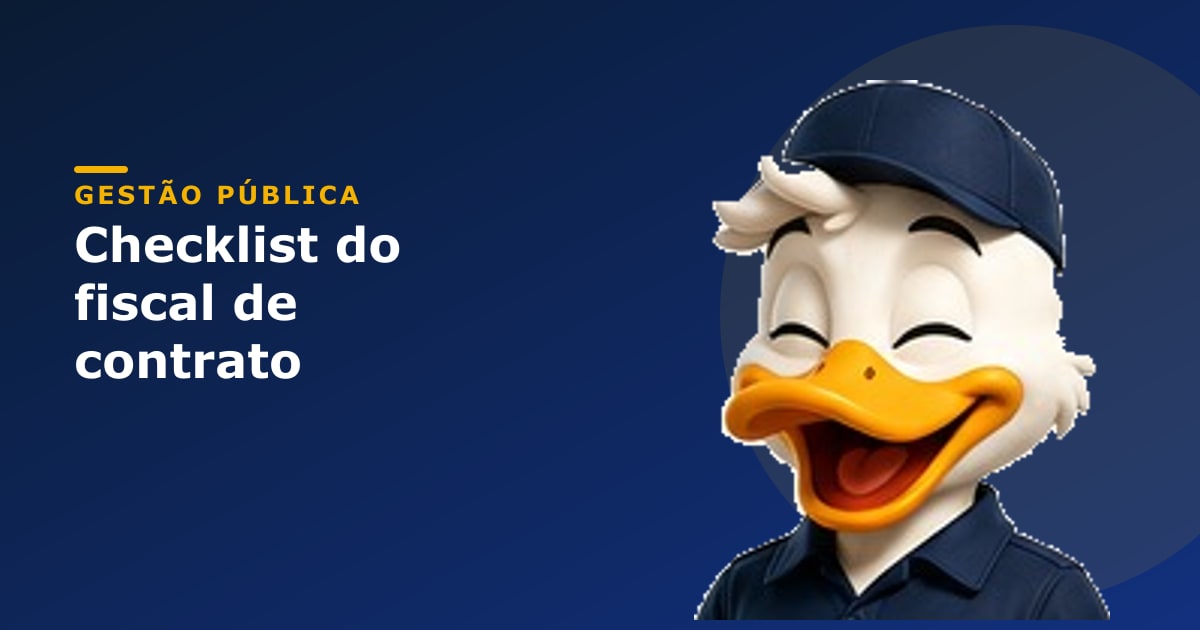 Checklist do fiscal de contrato — Capitão Akatijú