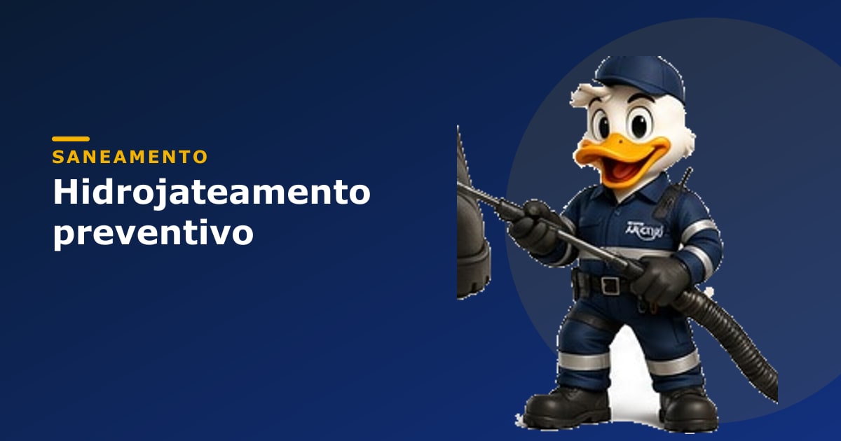 Hidrojateamento preventivo — Capitão Akatijú